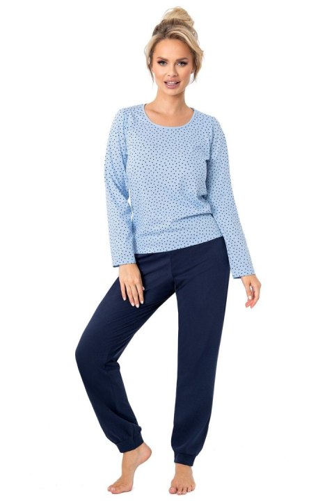 Piżama Star Long Granatowa