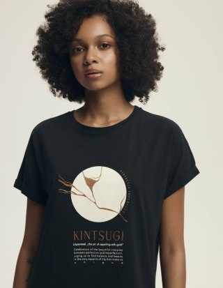 Koszula nocna Dairoku 43729 Czarna