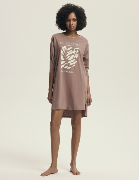 Elegancka koszula nocna Dextra 43692 Brudny róż