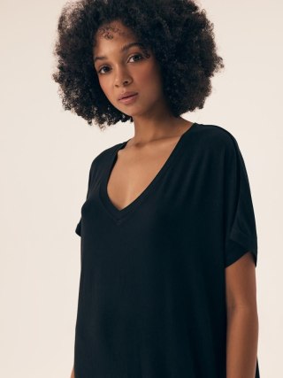 Koszula nocna Noves 43041 Czarna