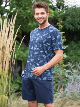 PIŻAMA MĘSKA MNS 838 A23 KR R.3XL-4XL