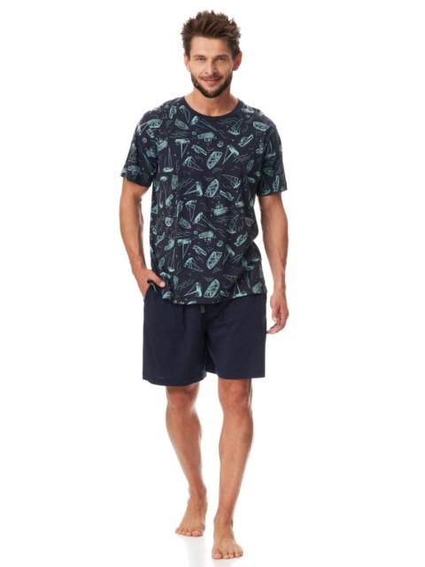 PIŻAMA MĘSKA MNS 838 A23 KR R.3XL-4XL