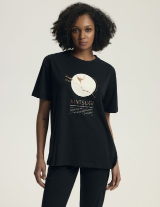 Piżama Dairoku 43728 Czarna