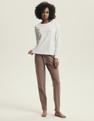 Piżama Delanie 43701 Ecru