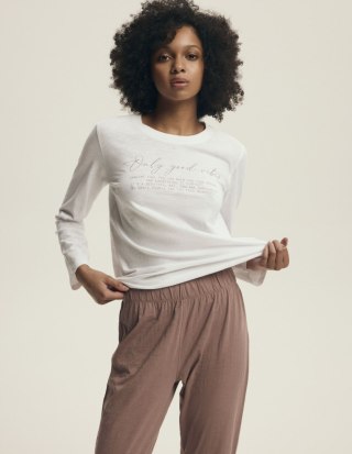 Piżama Delanie 43701 Ecru