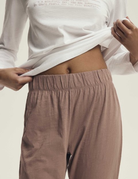 Piżama Delanie 43701 Ecru