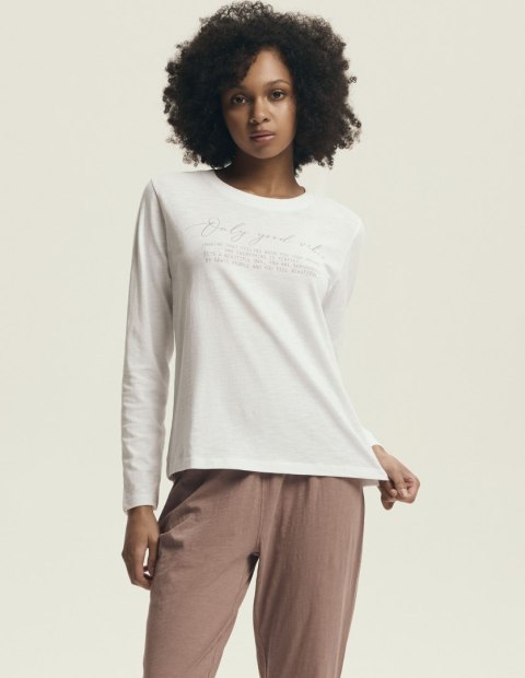 Piżama Delanie 43701 Ecru