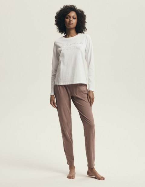 Piżama Delanie 43701 Ecru