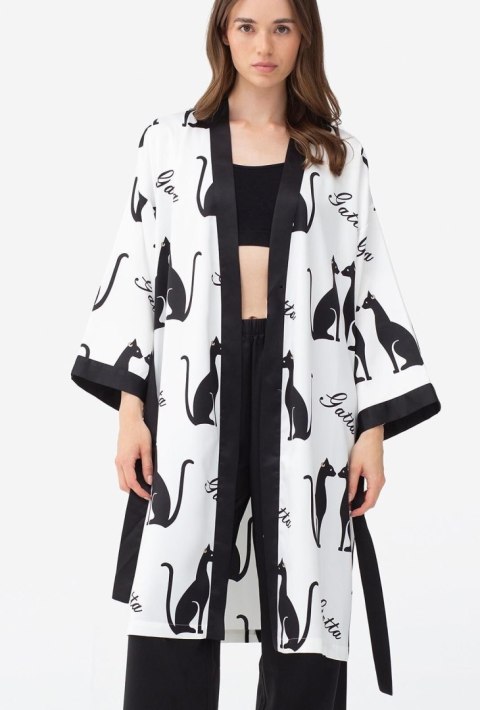 SZLAFROK DAMSKI CATWALK - satyna