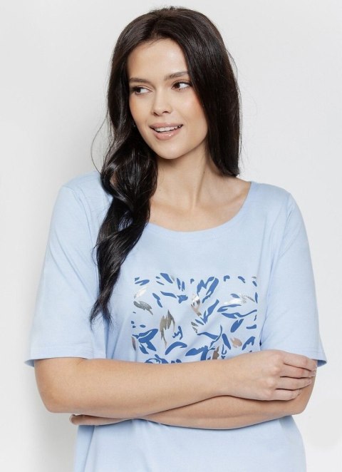 Koszula nocna Valentina Maxi 3573 Niebieska