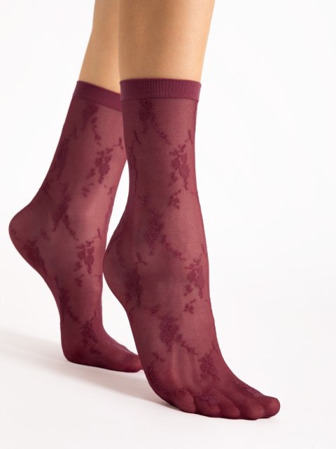 Skarpety Rosa 20 Burgundowe