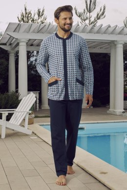 Italian Fashion piżama męska Alden długi rękaw długie spodnie