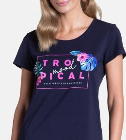 Piżama Tropicana 38905-59X Granatowa