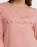 Piżama Glam 40936-39X Różowo-Szary