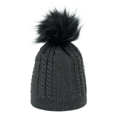 Czapka Ula Grafitowa