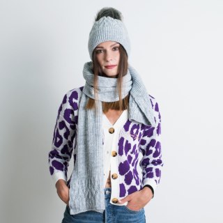 Komplet Łomnica Jasny Szary