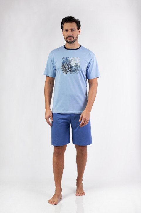 PIŻAMA MĘSKA 474 KR R.2XL-4XL