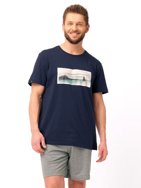 PIŻAMA MĘSKA MNS 606 KR