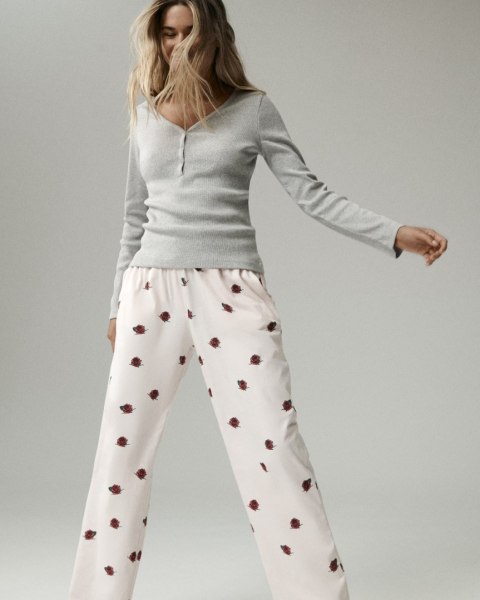 PIŻAMA DAMSKA NLP-482 DR