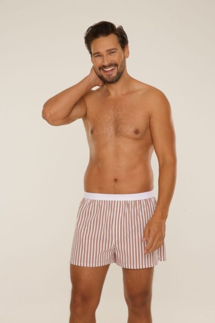 Bokserki Taylor 826 Brązowe