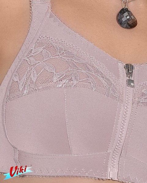 Biustonosz VIKI 586 Zuza I Soft Bez Fiszbin R.100-120 - Zapięcie na Suwak