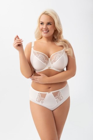 Figi Evia K938 kremowe – eleganckie figi z haftem Gorsenia