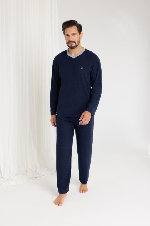 PIŻAMA MĘSKA 489 FROTTE DR