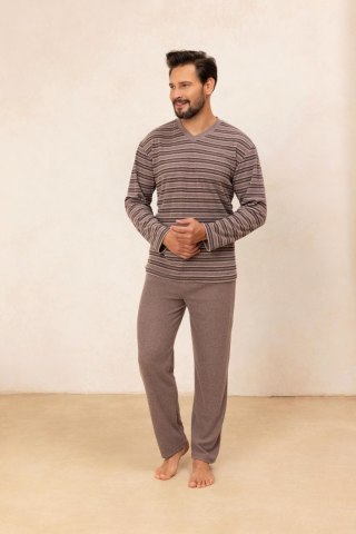 PIŻAMA MĘSKA 490 FROTTE DR R.2XL