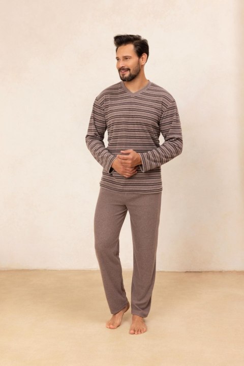 PIŻAMA MĘSKA 490 FROTTE DR R.2XL