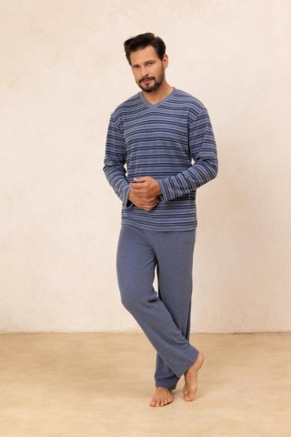 PIŻAMA MĘSKA 490 FROTTE DR R.2XL