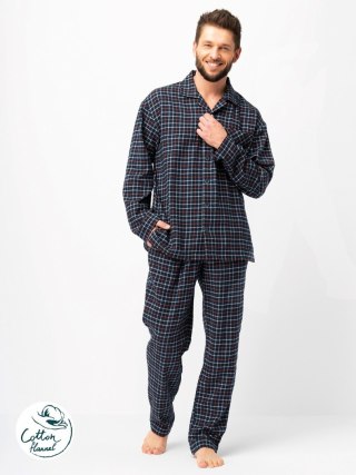 PIŻAMA MĘSKA MNS 480 FLANELA DR