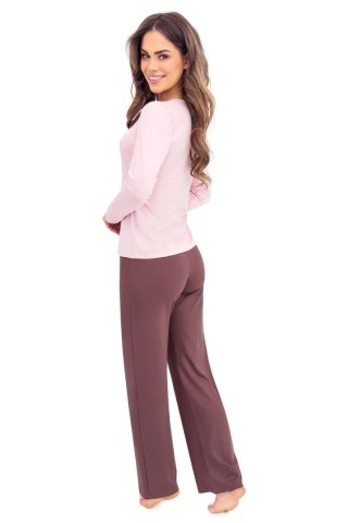 Piżama Daphne Long Różowa