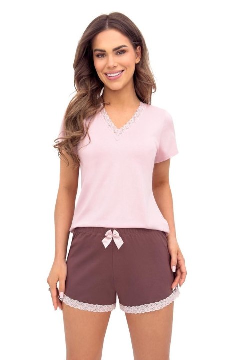 Piżama Daphne Short Różowa