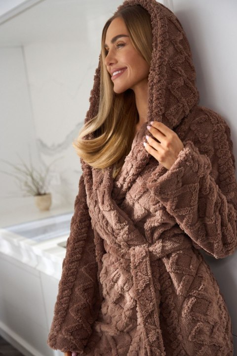 Szlafrok 2401 Geo Czekoladowy